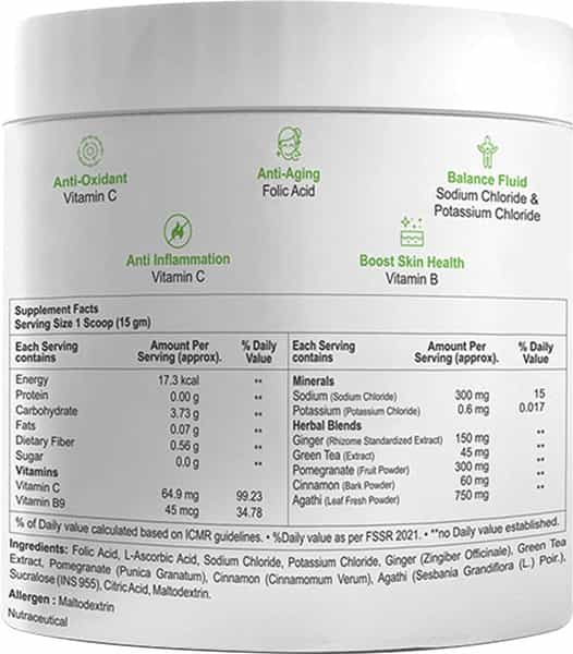 Sheneed Plant Based Collagen Builder Powder With Advanced Anti-Aging Formula- 300Gm