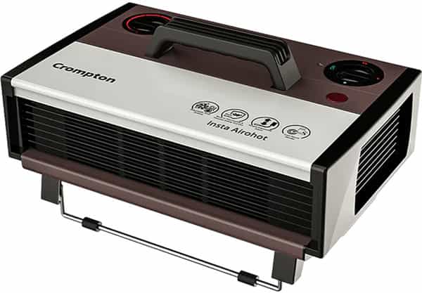 Crompton Insta Airohot 2000W Heat Convector | Adjustable Thermostats Plastic Body | Isi | Maroon