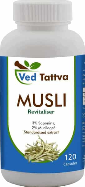 Ved Tattva Musli 120 Capsules (Pack Of 2)