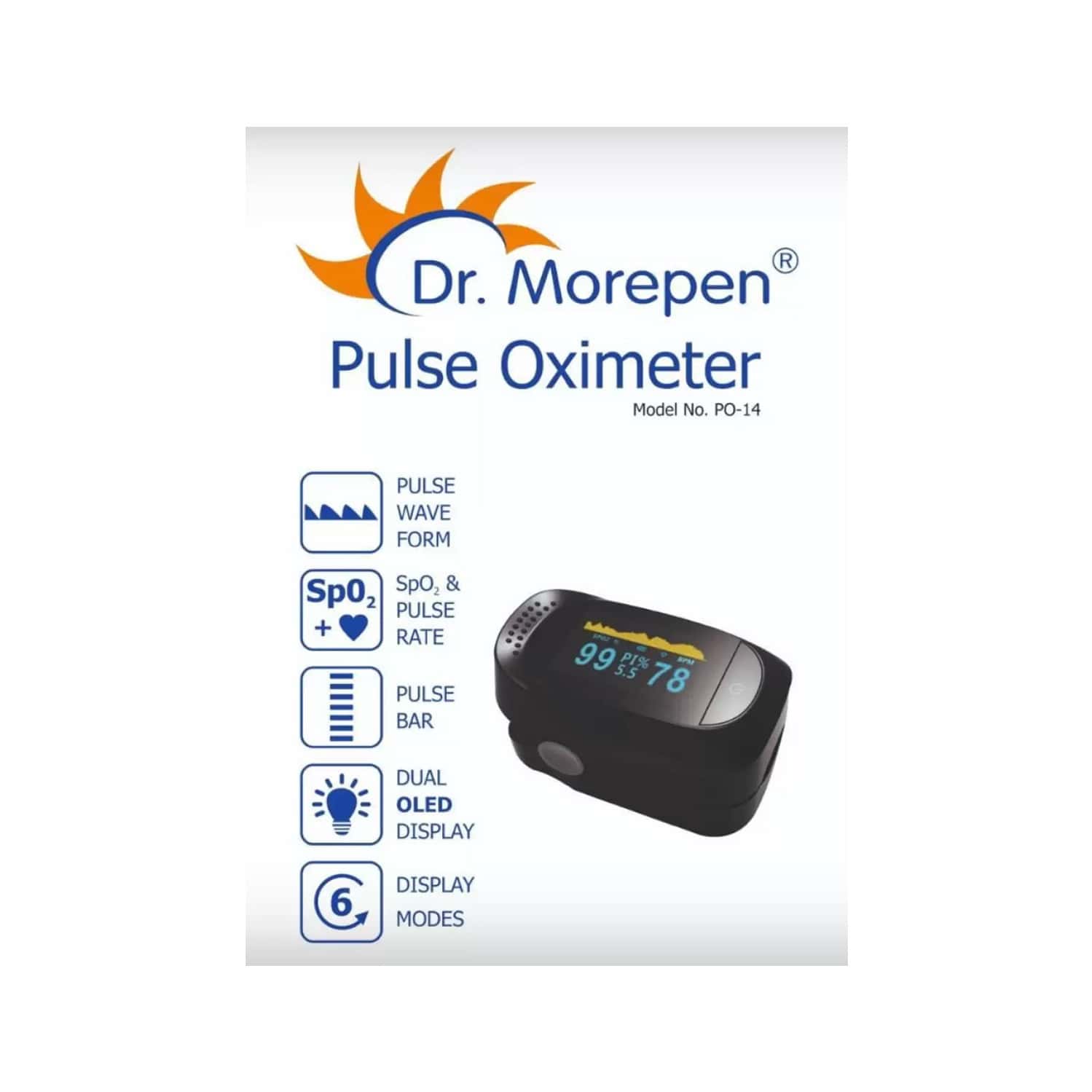Dr Morepen Po 14 Pulse Oximeter Black
