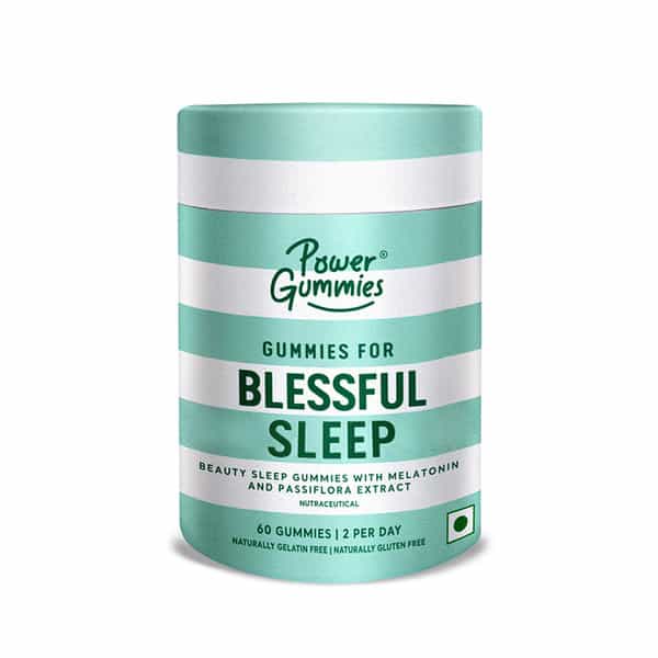 Power Gummies Blessful Beauty Sleep Gummies With Melatonin | Vitamin For Deep Sleep - 30 Gummies