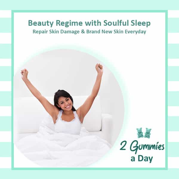 Power Gummies Blessful Beauty Sleep Gummies With Melatonin | Vitamin For Deep Sleep - 30 Gummies