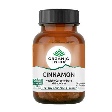 Organic India Cinnamon Capsule 60