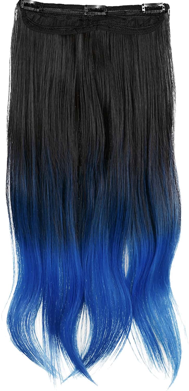 Streak Street Palantinate Blue Bonnet Ombre Hair Extensions