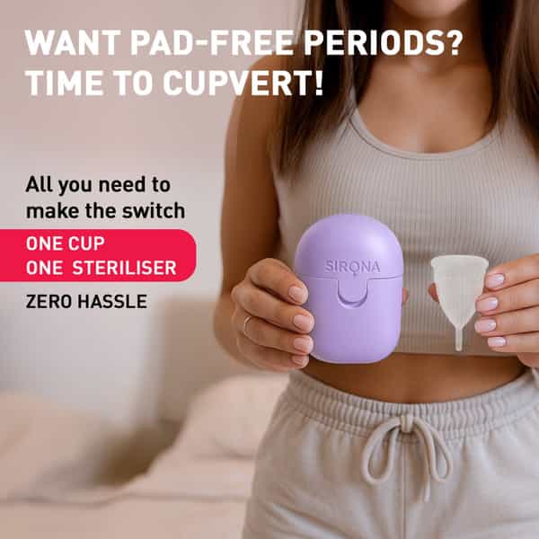 Sirona Pro Reusable Menstrual Cup For Women - Small