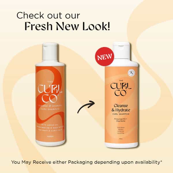 The Curl Co Cleanse & Hydrate Curl Shampoo | For Dry & Frizzy Hair | 200 G