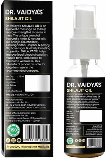 Dr. Vaidya's Shilajit Oil - 25Ml - Pack Of 1
