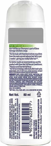 Dove Hair Fall Rescue Shampoo - 80 Ml