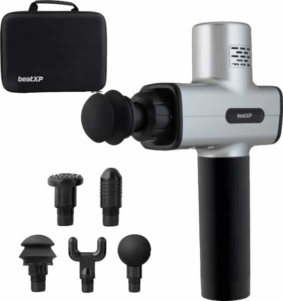 Beatxp Bolt Pro Deep Tissue Massager Gun (Silver)