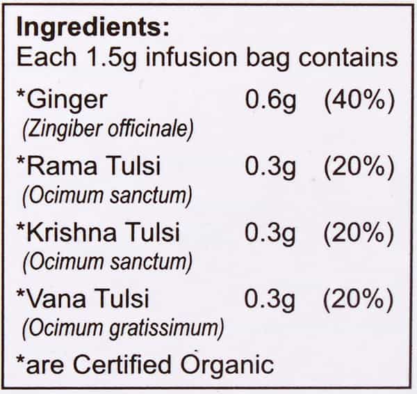 24Mantra Tulsi Ginger Tea Sachet 25
