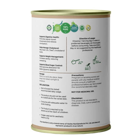 Pure Nutrition Psylliym Husk Isabgol Powder 100 Gm