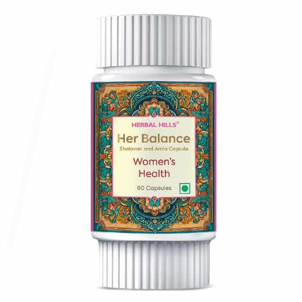 Herbal Hills Herbal Hills Her Hormonal Balance Capsule - Women's Health Support - 60 Capsules
