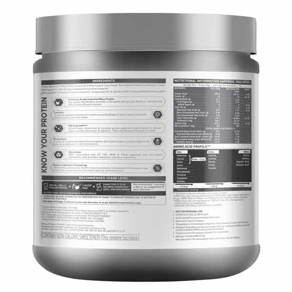 Muscleblaze Biozyme Performance Whey (Rich Chocolate | 500 G) With Shaker (650Ml)