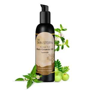 The Skin Story 100% Natural Ayurvedic Hair Oil With Amla For Hair Growth | Reduced Hair Fall 100ml