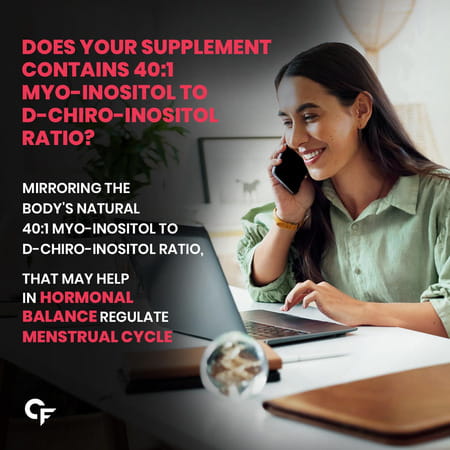 Carbamide Forte Pcos Orange Flavour Gummies For Women With 40:1 Ratio 60 No'S