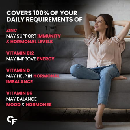 Carbamide Forte Pcos Orange Flavour Gummies For Women With 40:1 Ratio 60 No'S