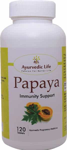 Al-Ayurvedic Life Papaya 120 Tablets Pack Of 2