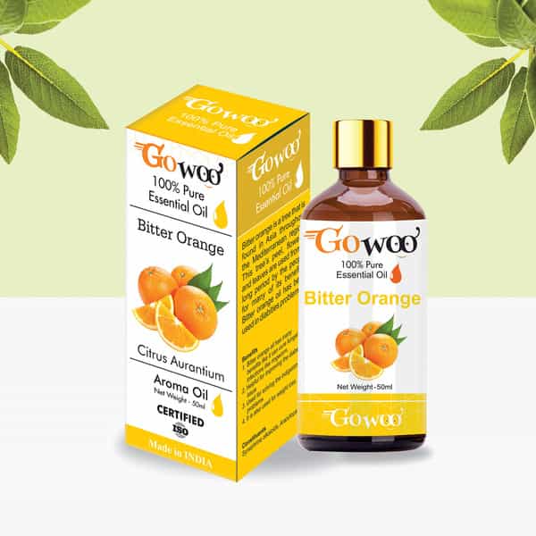 Go Woo 100% Pure Bitter Orange Body Oil Skin Lightening For Daily Use 50 Ml