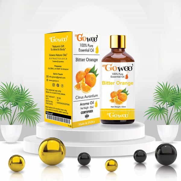 Go Woo 100% Pure Bitter Orange Body Oil Skin Lightening For Daily Use 50 Ml