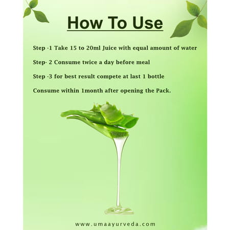 Uma Ayurveda Aloevera Ayurvedic Shake 1L