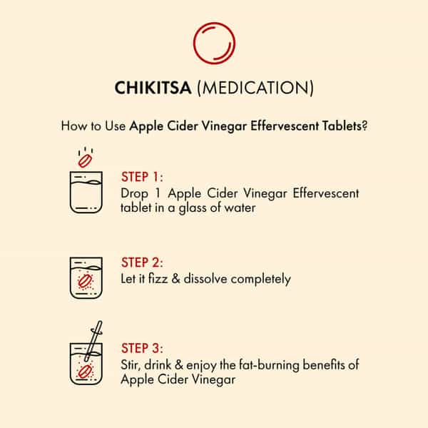 Dr. Vaidya's Apple Cider Vinegar Effervescent Tablets Pack Of 10