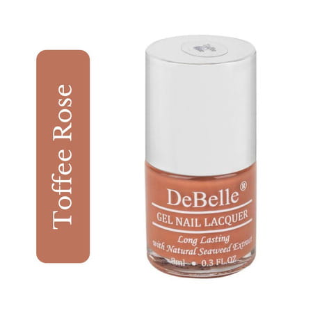 Debelle Gel Nail Lacquer Toffee Rose Choco Brown Nail Polish-8ml