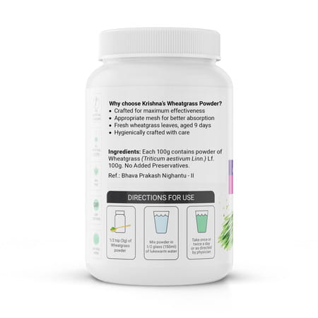 Krishna'S Wheatgrass Powder 100 G