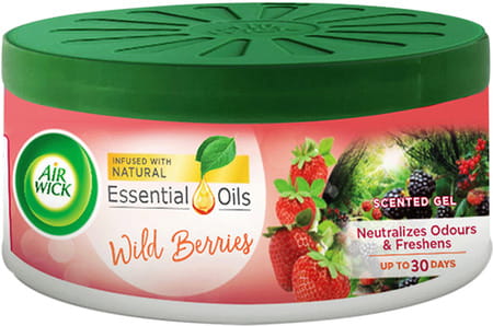 Airwick Air Freshener Gel Can Mixed Berries Suitable For Home Car & Office - 70g