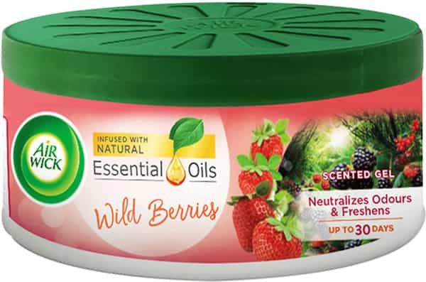Airwick Air Freshener Gel Can Mixed Berries Suitable For Home Car & Office - 70G