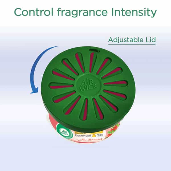 Airwick Air Freshener Gel Can Mixed Berries Suitable For Home Car & Office - 70G