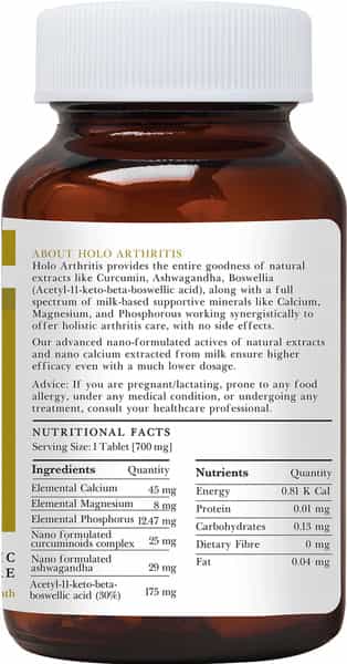 Zeroharm Holo Arthritis-For Knee & Joint Support Neck & Back Pain Relief-60Tab