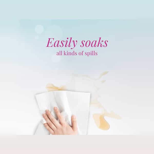 Origami Paper Cloth Towel | 48 Pulls | 1 Ply | 2 In 1 | 20Cm X 20Cm