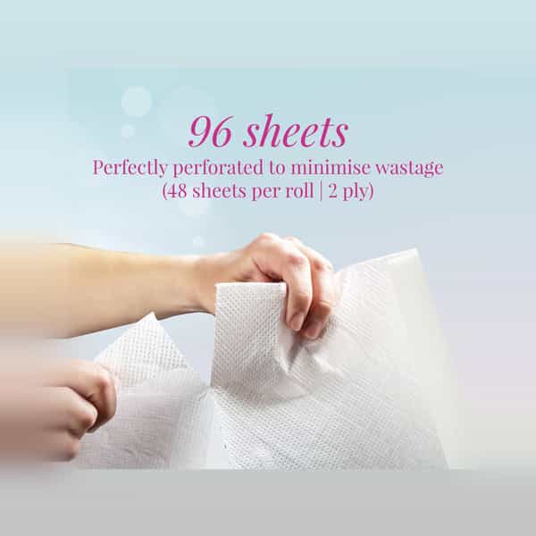 Origami Paper Cloth Towel | 48 Pulls | 1 Ply | 2 In 1 | 20Cm X 20Cm