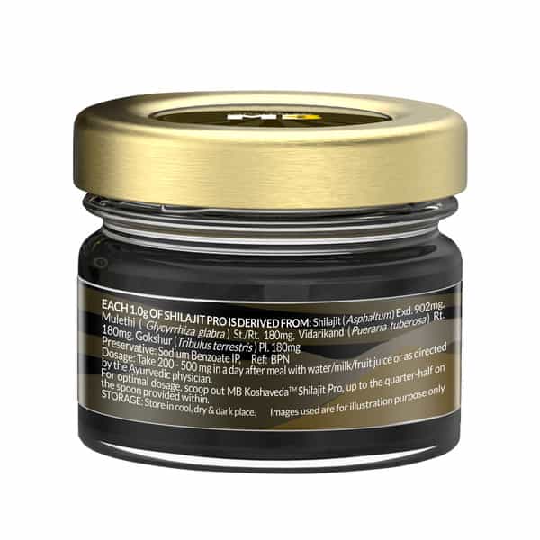 Koshaveda Shilajit Pro By Muscleblaze | 10 G Shilajit Resin | For Strength | Stamina & Endurance