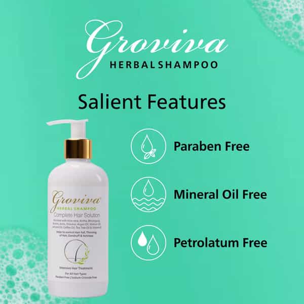 Groviva Herbal Shampoo 300 Ml (Pack Of 1)