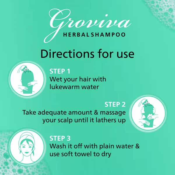 Groviva Herbal Shampoo 300 Ml (Pack Of 1)