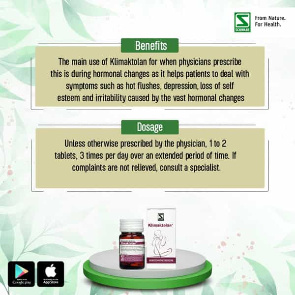 Dr. Willmar Schwabe India Klimaktolan 20Gm
