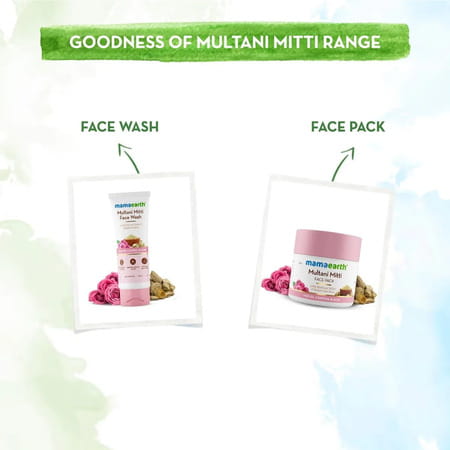 Mamaearth Multani Mitti Face Wash 100 Ml