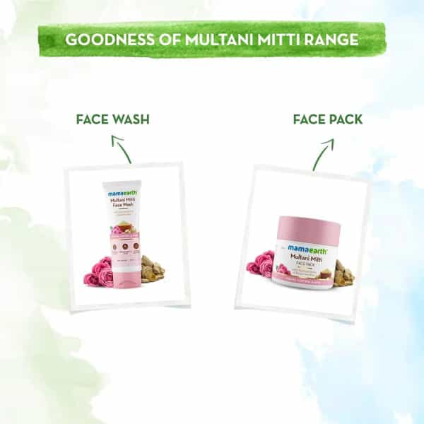 Mamaearth Multani Mitti Oil Balance Face Wash 100 Ml