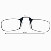 Klar Eye Quik Smartphone Reading Glasses Men And Women Powers +1 To +3+2.25 Power Black