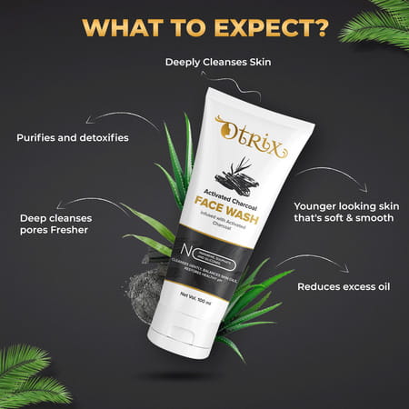 Otrix Activated Charcoal Face Wash