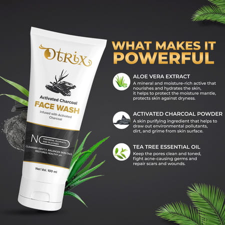Otrix Activated Charcoal Face Wash