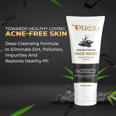 Otrix Activated Charcoal Face Wash