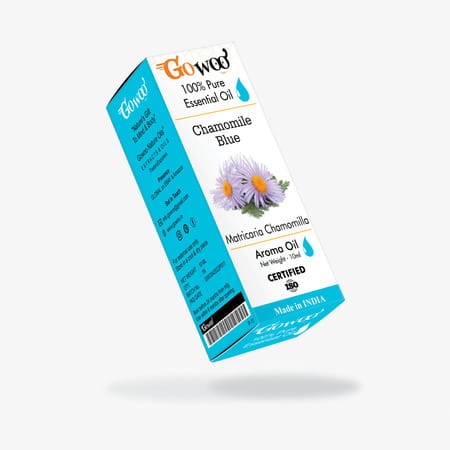 Pack Of 2 Chamomile Blue Essential Oil & Cucumber Seed Carrier Oil - 100% Pure & Natural Undiluted