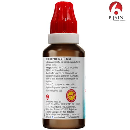 Bjain Omeo Homeopathic Hair Care Drops - Internal - 30ml