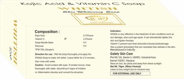 Whitish Soap - 75Gm