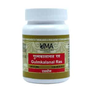 Uma Ayurveda Gulmkalanal Ras Ayurvedic Tablets 80 Tab