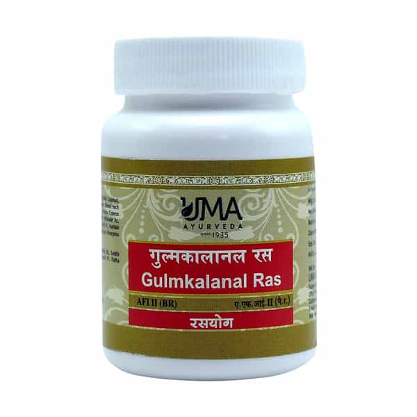 Uma Ayurveda Gulmkalanal Ras Ayurvedic Tablets 80 Tab