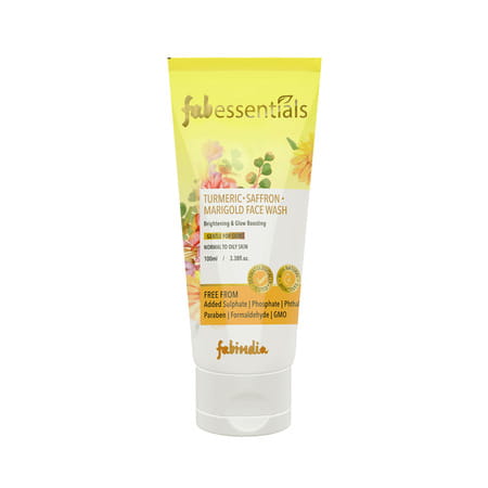 Fabessentials Turmeric Saffron Marigold Face Wash 100 Gm