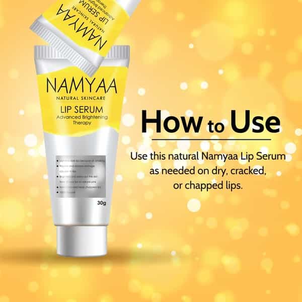 Namyaa Natural Lip Serum/Balm/Lightener/Moisturizer - 30 G